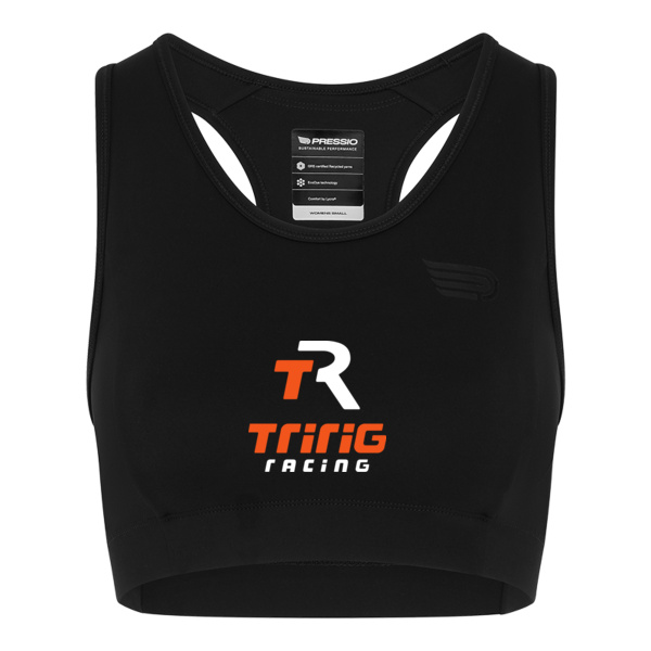 Women's Sustain Long Line Crop Bra Thumbnail